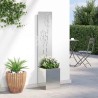 Écran de confidentialité de jardin Floral Argenté 32 x 150 cm 537160537160