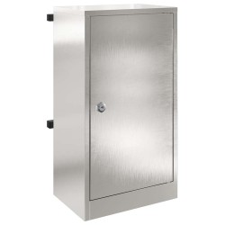 boîte aux lettres Argenté 30 x 20 x 55 cm Acier inoxydable 537161537161