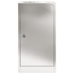 boîte aux lettres Argenté 30 x 20 x 55 cm Acier inoxydable 537161537161