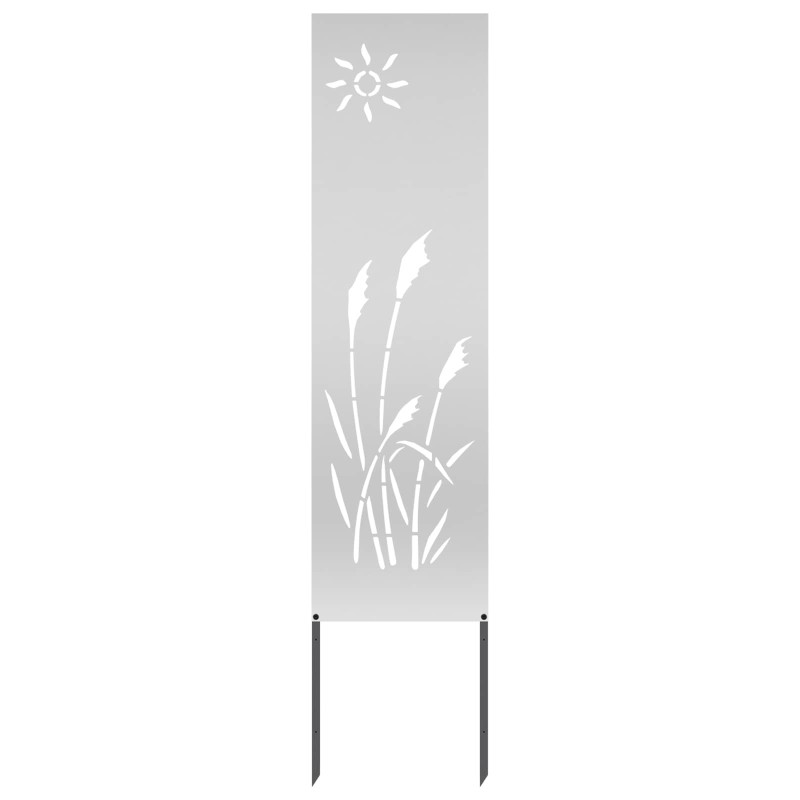 Écran de confidentialité de jardin Fretwork Argenté 32 x 140 cm 537164537164
