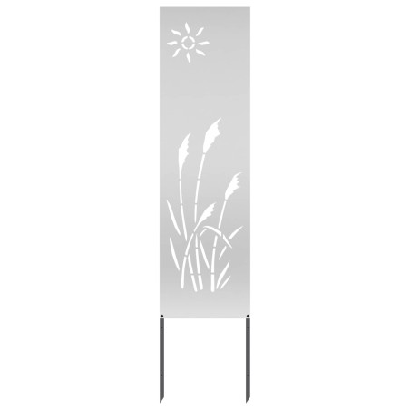 Écran de confidentialité de jardin Fretwork Argenté 32 x 140 cm 537164537164