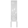 Écran de confidentialité de jardin Fretwork Argenté 32 x 140 cm 537164537164