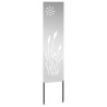 Écran de confidentialité de jardin Fretwork Argenté 32 x 140 cm 537164537164
