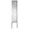 Écran de confidentialité de jardin Fretwork Argenté 32 x 140 cm 537164537164