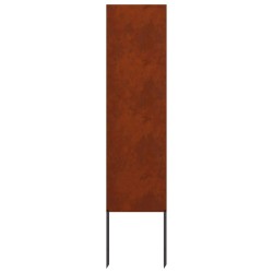 Écran de confidentialité de jardin Fretwork Rouillé 32 x 140 cm 537165537165