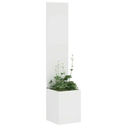 Écran de confidentialité de jardin Fretwork Blanc 32 x 150 cm 537166537166