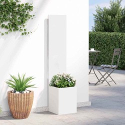 Écran de confidentialité de jardin Fretwork Blanc 32 x 150 cm 537166537166