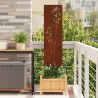 Écran de confidentialité de jardin Fretwork Rouillé 32 x 140 cm 537169537169