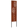 Écran de confidentialité de jardin Fretwork Rouillé 32 x 140 cm 537169537169