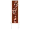 Écran de confidentialité de jardin Fretwork Rouillé 32 x 140 cm 537169537169