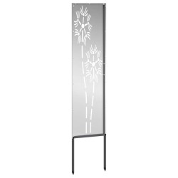 Écran de confidentialité de jardin Fretwork Argenté 32 x 140 cm 537170537170