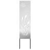 Écran de confidentialité de jardin Fretwork Argenté 32 x 140 cm 537171537171