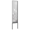 Écran de confidentialité de jardin Fretwork Argenté 32 x 140 cm 537171537171