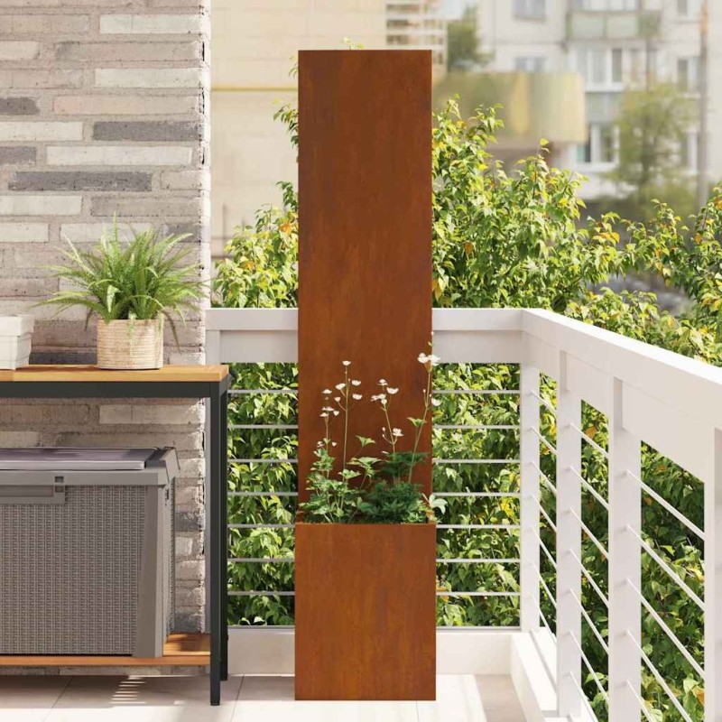 Écran de confidentialité de jardin Fretwork Rouillé 32 x 150 cm 537175537175