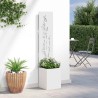 Écran de confidentialité de jardin Floral Blanc 32 x 150 cm 537178537178