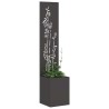 Écran de confidentialité de jardin Floral Noir 32 x 32 x 150 cm 537179537179