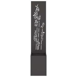 Écran de confidentialité de jardin Floral Noir 32 x 32 x 150 cm 537179537179