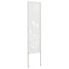 Écran de confidentialité de jardin Fretwork Blanc 32 x 140 cm 537181537181
