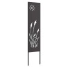 Écran de confidentialité de jardin Fretwork Noir 32 x 140 cm 537182537182