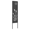 Écran de confidentialité de jardin Fretwork Noir 32 x 140 cm 537182537182