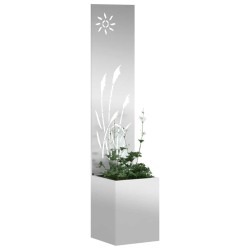 Écran de confidentialité de jardin Fretwork Argenté 32 x 150 cm 537183537183
