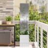 Écran de confidentialité de jardin Floral Argent 32 x 140 cm 537187537187