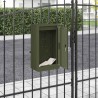 boîte aux lettres avec porte Vert olive 30 x 20 x 55 cm Acier 537188537188