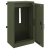 boîte aux lettres avec porte Vert olive 30 x 20 x 55 cm Acier 537188537188