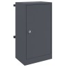 boîte aux lettres avec porte Anthracite 30 x 20 x 55 cm Acier 537189537189