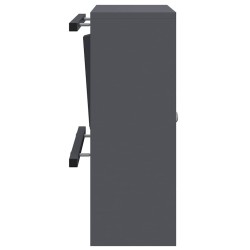boîte aux lettres avec porte Anthracite 30 x 20 x 55 cm Acier 537189537189