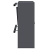 boîte aux lettres avec porte Anthracite 30 x 20 x 55 cm Acier 537189537189