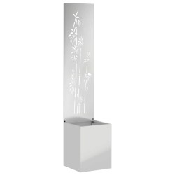 Écran de confidentialité de jardin Floral Argenté 32 x 150 cm 537191537191