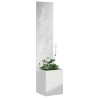 Écran de confidentialité de jardin Floral Argenté 32 x 150 cm 537191537191