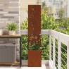 Écran de confidentialité de jardin Rouillé 32 x 32 x 150 cm 537193537193