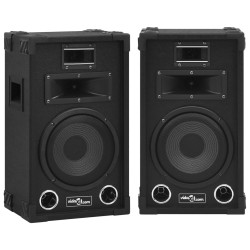 Haut-parleurs scène Hifi passifs professionnels 2 pcs 800W Noir 537194537194