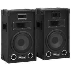 Haut-parleurs scène Hifi passifs professionnels 2 pcs 800W Noir 537194537194