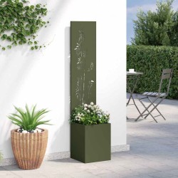 Écran de confidentialité de jardin Vert olive 32 x 32 x 150 cm 537195537195