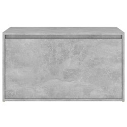 Banc d'entrée 80x40x45 cm Gris béton Bois d'ingénierie 537197537197