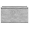 Banc d'entrée 80x40x45 cm Gris béton Bois d'ingénierie 537197537197