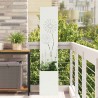 Écran de confidentialité de jardin Fretwork Blanc 32 x 150 cm 537198537198