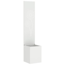 Écran de confidentialité de jardin Fretwork Blanc 32 x 150 cm 537198537198