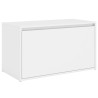 Banc d'entrée 80x40x45 cm Blanc Bois d’ingénierie 537199537199