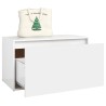 Banc d'entrée 80x40x45 cm Blanc Bois d’ingénierie 537199537199