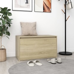 Banc d'entrée 80x40x45 cm Chêne sonoma Bois d'ingénierie 537200537200