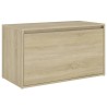 Banc d'entrée 80x40x45 cm Chêne sonoma Bois d'ingénierie 537200537200