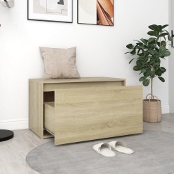 Banc d'entrée 80x40x45 cm Chêne sonoma Bois d'ingénierie 537200537200