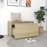 Banc d'entrée 80x40x45 cm Chêne sonoma Bois d'ingénierie 537200537200