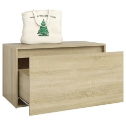 Banc d'entrée 80x40x45 cm Chêne sonoma Bois d'ingénierie 537200537200