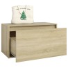 Banc d'entrée 80x40x45 cm Chêne sonoma Bois d'ingénierie 537200537200