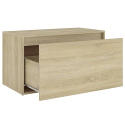 Banc d'entrée 80x40x45 cm Chêne sonoma Bois d'ingénierie 537200537200